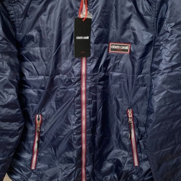 ***CHRISTMAS SPECIAL***  ROBERTO Cavalli - Down feather - Jacket Light - Navy - Picture 3 of 8